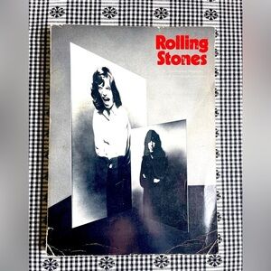Rolling Stones Unauthorized Biography 1972 Book Photos Music Mick Jagger Band